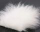 Material za vezavo SYBAI Craft Fur Medium, White Cream, 100x140 mm