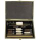 Set za čiščenje orožja MFH Cleaning Kit, universal, for gun/pistol, wooden box | 27385