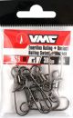 Vrtljivka s karabinom VMC Rolling Swivel + Duolock 3526 BK | #12 9 kos