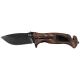 Preklopni nož FOX OUTDOOR Jack Knife, one-handed, wooden handle, with fire starter
