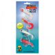 Silikonske vabe za ostriža Behr Trendex Raubfisch-Sortiment 2 Forelle / Barsch 4 Mini-Twister