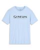 T-shirt majica Simms Shroud Fill Logo T-Shirt Sky Blue M