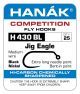 Muharski trnki HANAK COMPETITION 430 BL Jig Eagle (25 kos)