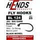 Muharski trnki HENDS BL 124 JIG Big Game Barbless (25 kos)