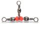 T-vrtljivke VMC SWIVEL PATER NOSTER SURF 3549BK 7x10 (5 kos)