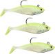 Silikonska vaba STORM WildEye Swim Shad 15cm/62gr | WSS06SHCS Shiner Chartreuse Silver (3 kos)